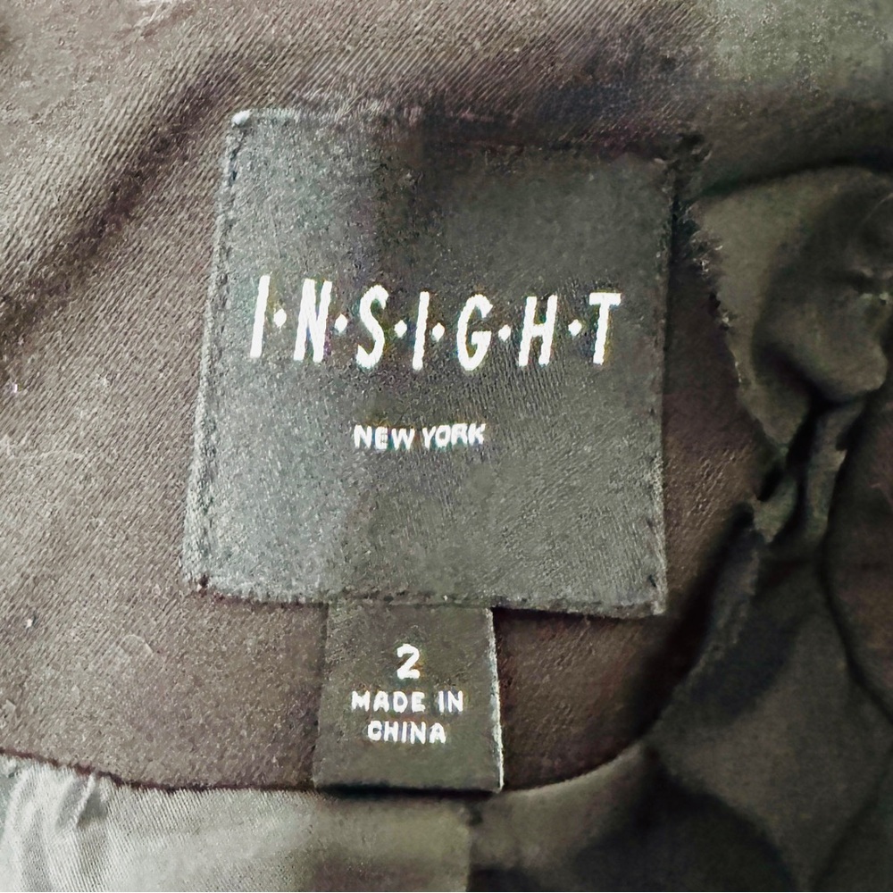 I-N-S-I-G-H-T NY | Ruffle Military Blazer With Button Detail Size 2 - Picture 9 of 12
